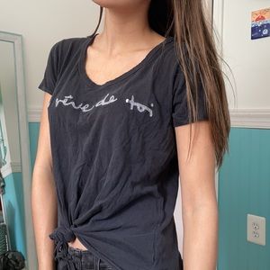 French Phrase Free People Top